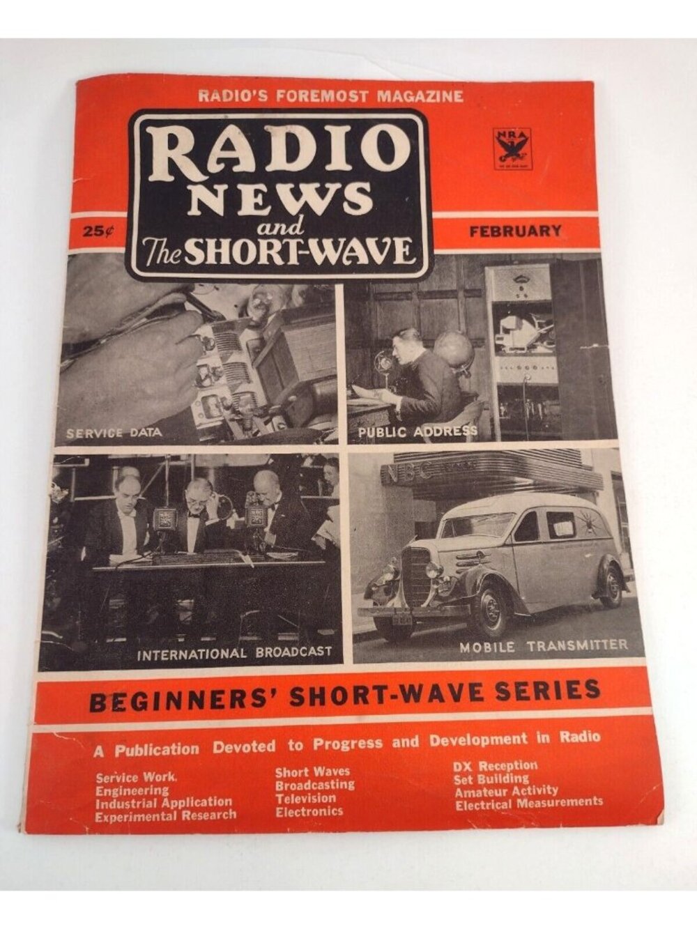 Radio News and The Short-Wave Magazine Feb 1934 Farm Electronic Reception